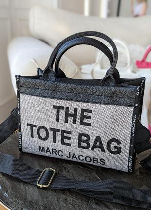 Сумка женская марк джейкобс мини черный темный marc jacobs tote bag