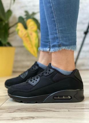 Sale! кроссовки женские airmax черные3 фото