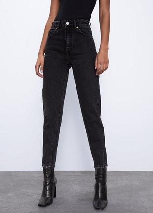 ❤️primark новые с бирками!😱🍀 100% коттон джинсы приммарк деним черные джинсы🔥высокая посадка👖🍑1 фото