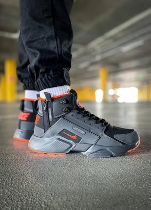 Мужские кроссовки nike huarache acronym"black/orange"#найк