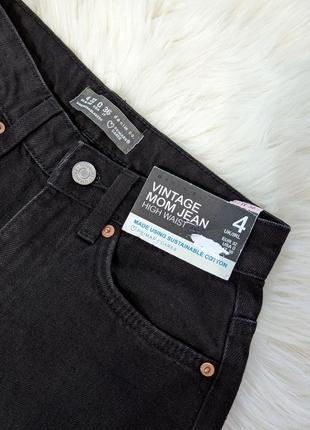 ❤️primark нові з бірками!😱🍀 100% котон джинси прімарк денім чорні джинси denim🔥висока посадка👖🍑8 фото