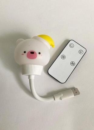 Детская лед led лампа usb на пульту💡ночник3 фото