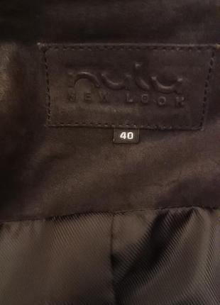 Шикарный винтажный жакет из перчаточной велюровой кожи от new look5 фото