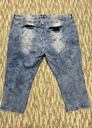 Чудові джинсові шорти, бриджі великий розмір 62-644 фото