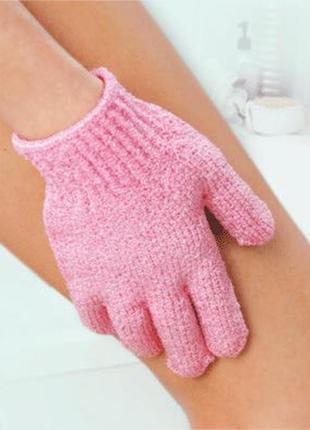 🔥 мочалка рукавичка для пілінгу ling feng body scrubber glove антицелюлітна