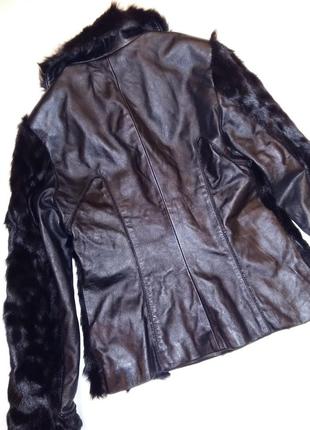 Кожаная куртка - пиджак.3 фото