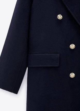 Идеальное плотное шерстяное пальто от бренда zara7 фото
