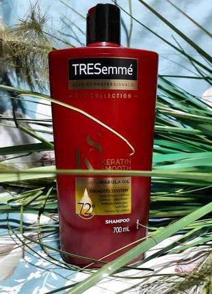 Шампунь для волосся tresemme keratin smooth shampoo 700 мл