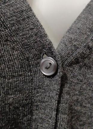 Merino cashmere шерсть +кашемир тонкая базовая кофта р.s от uniglo7 фото