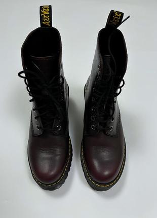 Кожаные ботинки dr. martens shriver hi оригинал3 фото