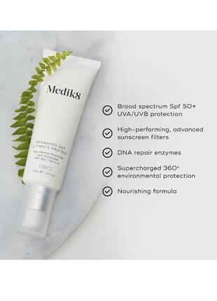Зволожуючий сонцезахисний medik8 advanced day ultimate protect spf 50+ та pa+++3 фото