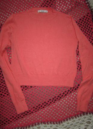 Морковный свитер 42 -44р