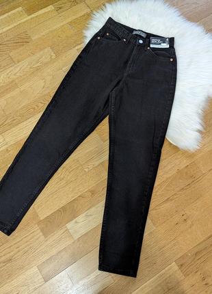 ❤️ denim co новые с бирками!😱🍀 100% коттоновые джинсы primark деним черные брюки 🔥высокая посадка👖🍑7 фото