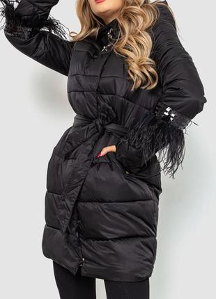 Стильна тепла жіноча куртка з поясом стьобана куртка під пояс демісезонна жіноча куртка демісезонний пуховик з поясом2 фото