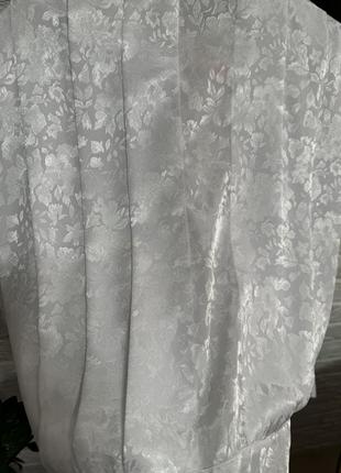 Белая винтажная блуза4 фото