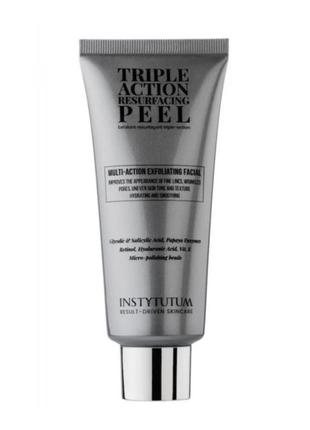 Triple action peel