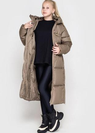 Зимняя куртка, пальто, пуховик паула для девочки6 фото