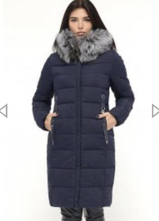 Удлиненная теплая зимняя куртка