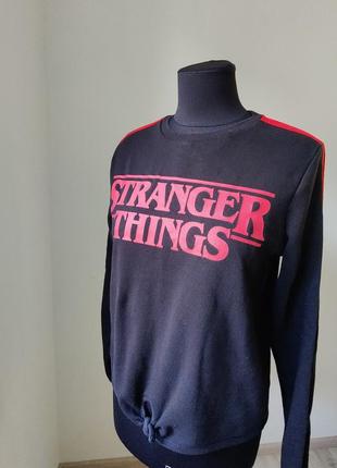 Кофта женская "stranger things" на длинный рукав размер 36-381 фото