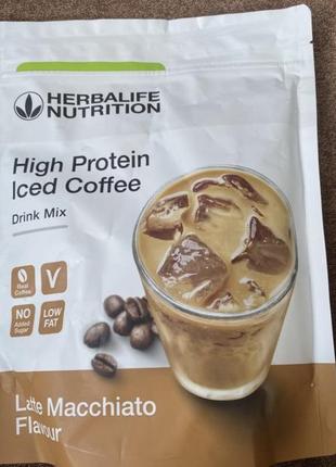 High protein iced coffee drink mix1 фото