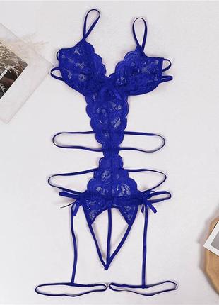 Кружевное боди с открытым доступом