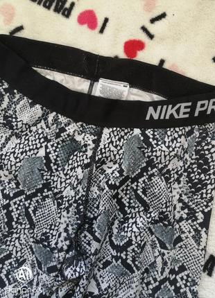 Капри бриджи для фитнеса nike pro2 фото