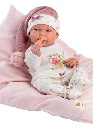 Силіконова колекційна лялька реборн llorens іспанський вініловий новонароджений пупс дівчинка лаура 42 см2 фото