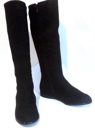 👢 стильные демисезонные еврозима сапоги на низком ходу от le scarpe, р.36 код a36162 фото