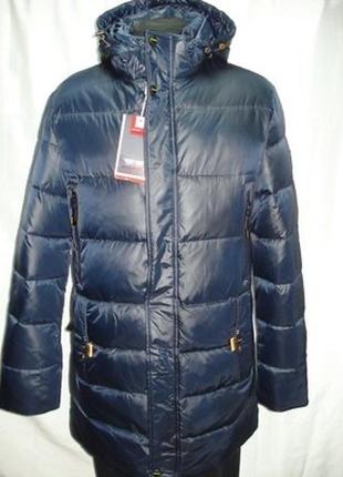 Куртка мужская зимняя молодежная полупритал. удлиненная 46 размер1 фото