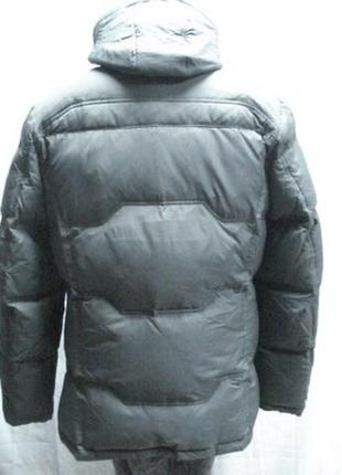 Куртка мужская зимняя saz полуприталенная пуховик 46 размер2 фото