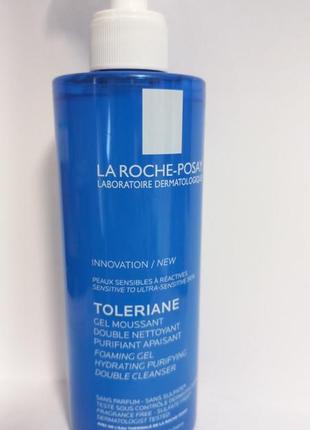 La roche-posay toleriane foaming gel увлажняющий очищающий гель-мусс двойного действия.1 фото