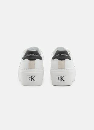 Сникерсы calvin klein jeans cupsole flatform laceup кроссовки на платформе4 фото