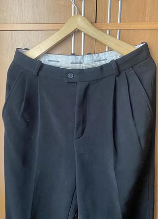 Чорні чоловічі брюки, штани5 фото