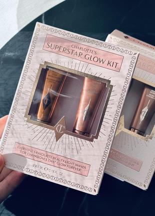 Charlotte tilbury charlotte's superstar glow kit набор хайлайтеров1 фото