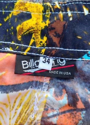 Яркие насищенные рэп скейт самокат стильные купальные серф шорты billabong made in usa2 фото