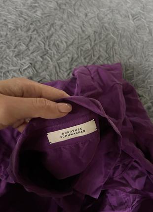 Dorothee schumacher 100% шелковая стильная блузка рубашка от премиум бренда2 фото