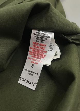 Оливковая кофта topman с пуговицами, хаки, зеленая, с воротником, джемпер, лонгслив, пуловер, свитер, топман6 фото