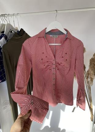 Ретро блуза с вышитыми розами блузка с вышивкой рубашка вышиванка1 фото