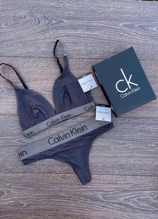 Комплект женского белья calvin klein dual ton3 фото