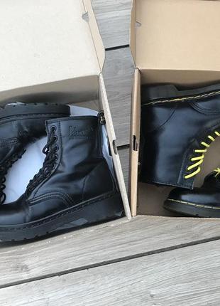 Ботинки dr. martens ботинки 1460 классические классика с мехом теплые2 фото