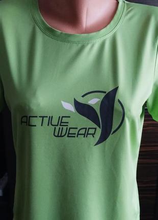 Женская футболка active wear 46-48р!3 фото
