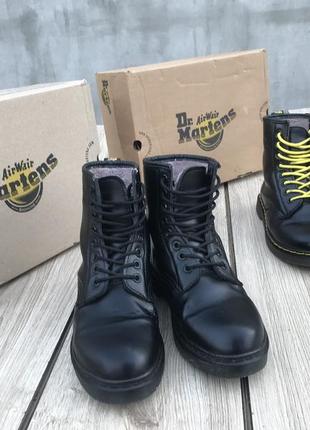 Черевики dr. martens ботинки 1460 класичні класика з хутром теплі4 фото