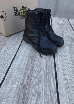 Черевики dr. martens ботинки 1460 класичні класика з хутром теплі7 фото