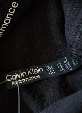 Худи свитшот черное кофта оригинал на флисе s calvin klein pfct23167 фото