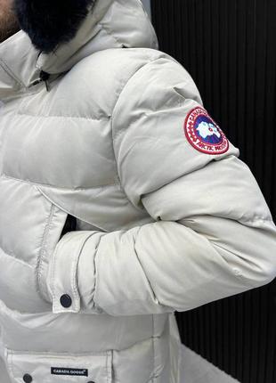 Куртка canada goose беж3 фото