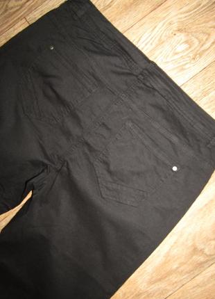 Черные брюки укороченные брюки eur 42 canda8 фото