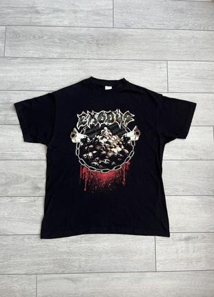 Мерч exodus 44 magnum opus thrash metal band vintage merch футболка