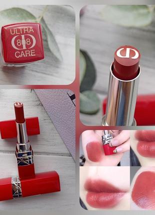 Помада для губ із квітковою олією dior rouge dior ultra care rouge