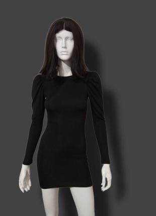 Чорна міні сукня від h&m