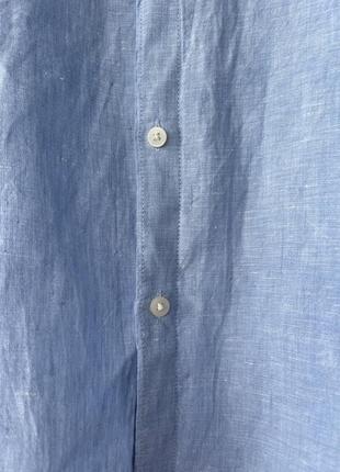Сорочка рубашка лляна marks&amp;spencer3 фото